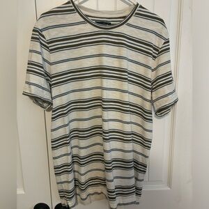 Large treasure and bond striped shirt